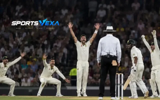 Cricketers appealing Howzat to the umpire during a cricket match