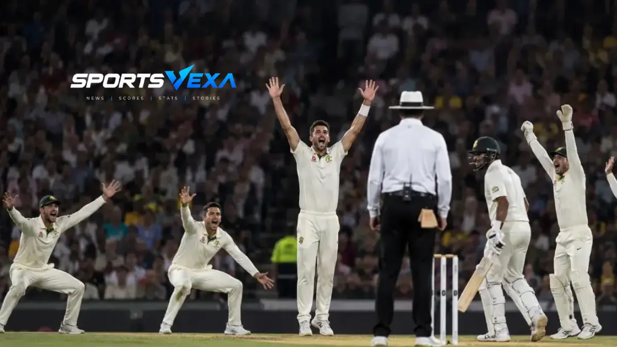 Cricketers appealing Howzat to the umpire during a cricket match